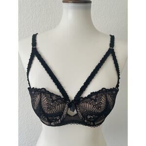 Adore Me Bra Lace Push Up Padded Underwire Lingerie